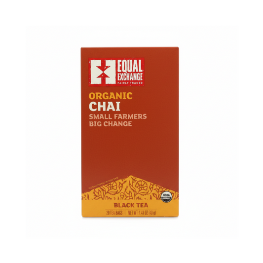 Organic Chai Tea Front Shot