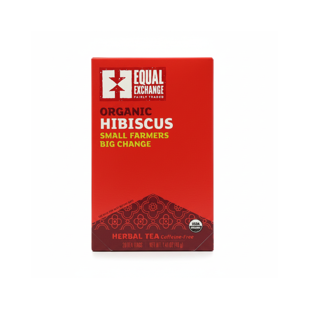 Organic Hibiscus Tea Front Shot